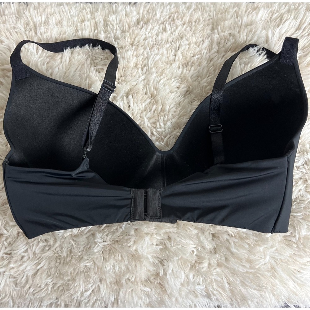 VICTORIAS SECRET Lightly Lined Wireless Bra Size 34DDD Black #36012851 Comfort - Picture 2 of 5